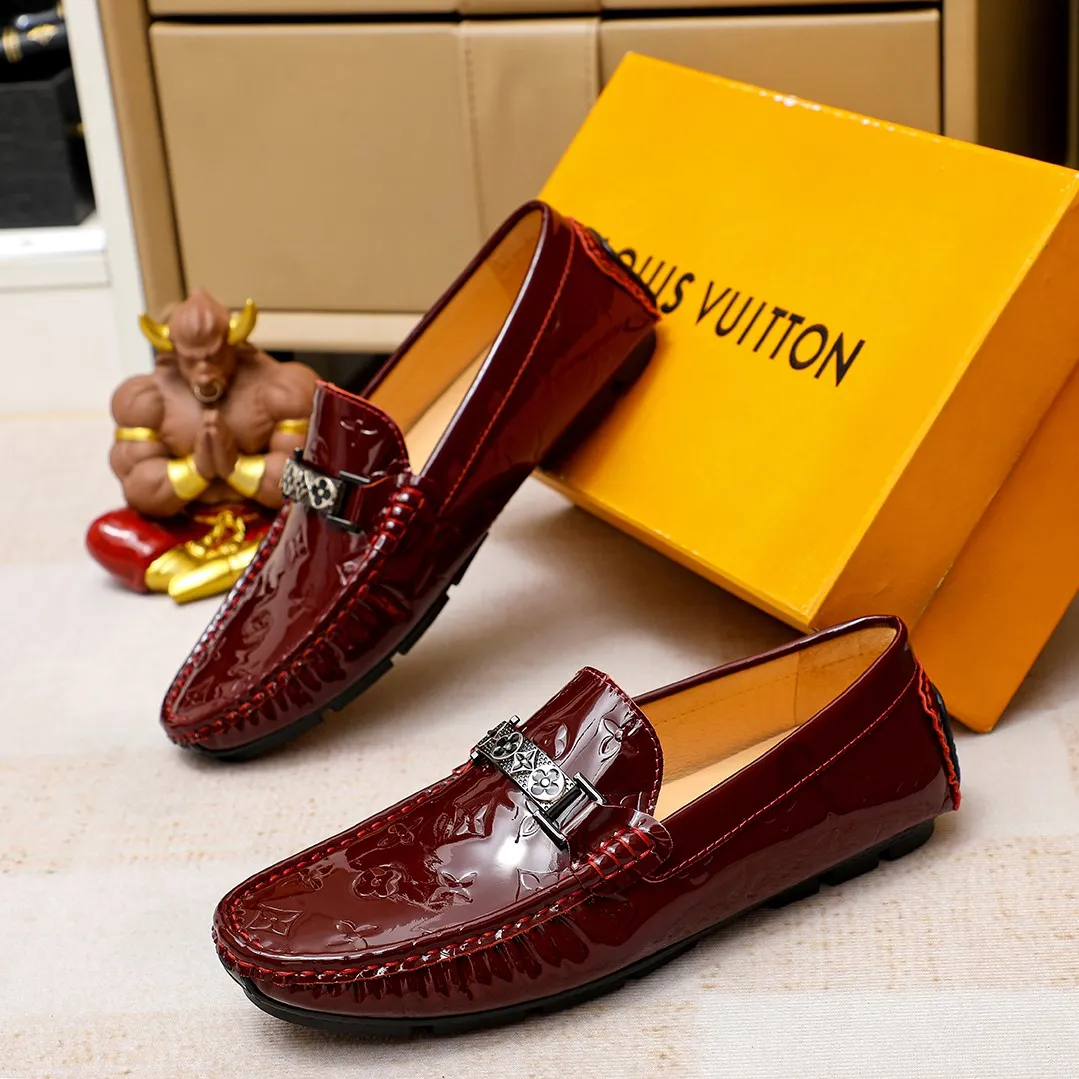 Men's shoes 💰360 💰 LV Louis Vuitton's top-quality Peaches men's shoes 💯Original copy of the official website, the upper is made of imported official website 1:1 material ❌Italian 🇮🇹 cowhide surface, imported pigskin lining. It’s definitely not made with ordinary craftsmanship, it’s the model used by celebrities! The factory’s craftsmanship is designed to create the most perfect shoes for trendy men! Colors available! 38-45 yards